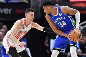 夏普：热火需用希罗+韦尔+小米切尔来换字母 但交易后仍无法夺冠