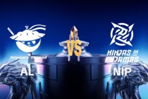 AD差三千也能赢？NIP一波gank掉大龙一波gank送团灭 AL赢首局