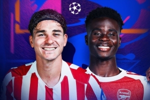 阿森纳57场、马竞55场，是本赛季五大联赛各项赛事场次最多两队