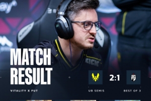 逗逗你的呀！FUT半场1分狂拿10分遭Zywoo终结 小蜜蜂2-1晋级