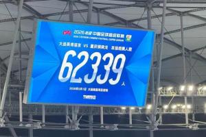 62339人！英博主场vs铜梁龙上座打破梭鱼湾纪录，排名中超历史第3