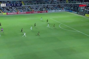 内马尔开场4分钟反击破门！巴博萨突入禁区横传，内马尔吃饼！