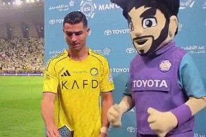 攻入破僵之球！C罗当选利雅得胜利2-0吉达国民的全场最佳球员